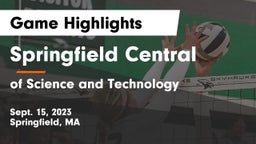 Springfield Central  vs  of Science and Technology  Game Highlights - Sept. 15, 2023