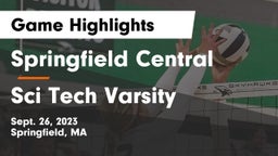 Springfield Central  vs Sci Tech Varsity Game Highlights - Sept. 26, 2023