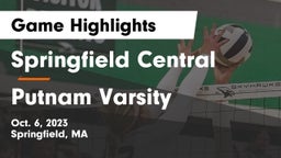 Springfield Central  vs Putnam Varsity Game Highlights - Oct. 6, 2023