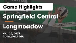 Springfield Central  vs Longmeadow  Game Highlights - Oct. 23, 2023