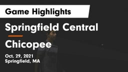 Springfield Central  vs Chicopee  Game Highlights - Oct. 29, 2021