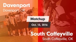 Matchup: Davenport High vs. South Coffeyville  2016