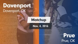 Matchup: Davenport High vs. Prue  2016