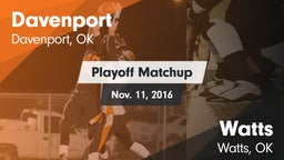 Matchup: Davenport High vs. Watts  2016