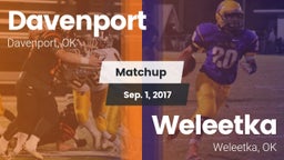 Matchup: Davenport High vs. Weleetka  2017