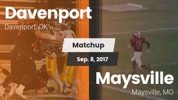 Matchup: Davenport High vs. Maysville  2017