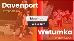 Matchup: Davenport High vs. Wetumka  2017
