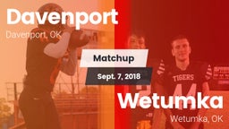 Matchup: Davenport High vs. Wetumka  2018