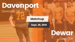 Matchup: Davenport High vs. Dewar  2018