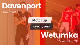 Matchup: Davenport High vs. Wetumka  2020