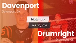 Matchup: Davenport High vs. Drumright  2020