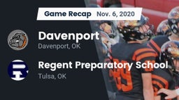 Recap: Davenport  vs. Regent Preparatory School  2020