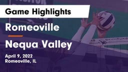 Romeoville  vs Nequa Valley Game Highlights - April 9, 2022