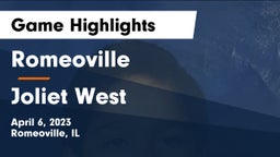 Romeoville  vs Joliet West  Game Highlights - April 6, 2023