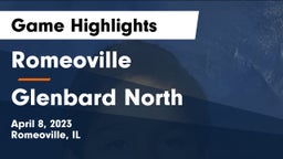 Romeoville  vs Glenbard North Game Highlights - April 8, 2023