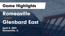 Romeoville  vs Glenbard East Game Highlights - April 8, 2023