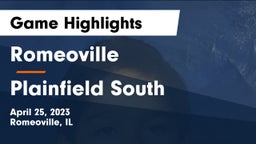 Romeoville  vs Plainfield South Game Highlights - April 25, 2023