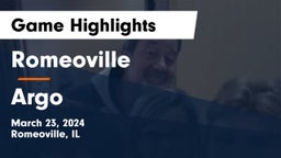 Romeoville  vs Argo  Game Highlights - March 23, 2024