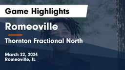 Romeoville  vs Thornton Fractional North  Game Highlights - March 22, 2024