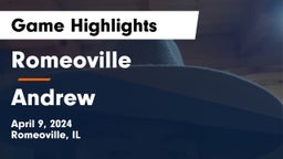 Romeoville  vs Andrew  Game Highlights - April 9, 2024
