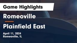 Romeoville  vs Plainfield East Game Highlights - April 11, 2024