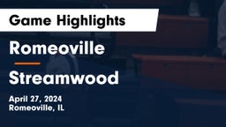 Romeoville  vs Streamwood Game Highlights - April 27, 2024