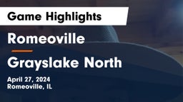 Romeoville  vs Grayslake North Game Highlights - April 27, 2024