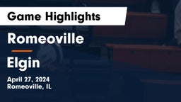 Romeoville  vs Elgin Game Highlights - April 27, 2024