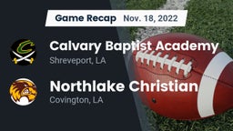Recap: Calvary Baptist Academy  vs. Northlake Christian  2022