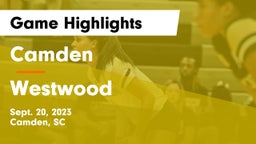 Camden  vs Westwood  Game Highlights - Sept. 20, 2023