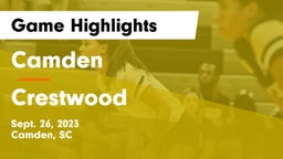 Camden  vs Crestwood  Game Highlights - Sept. 26, 2023