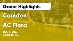 Camden  vs AC Flora  Game Highlights - Oct. 4, 2023