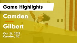 Camden  vs Gilbert  Game Highlights - Oct. 26, 2023