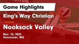 King's Way Christian  vs Nooksack Valley  Game Highlights - Nov. 10, 2023