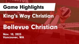 King's Way Christian  vs Bellevue Christian Game Highlights - Nov. 10, 2023