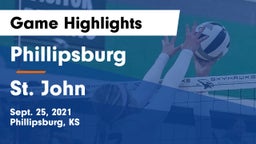 Phillipsburg  vs St. John  Game Highlights - Sept. 25, 2021