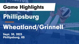Phillipsburg  vs Wheatland/Grinnell Game Highlights - Sept. 30, 2023