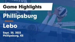 Phillipsburg  vs Lebo  Game Highlights - Sept. 30, 2023