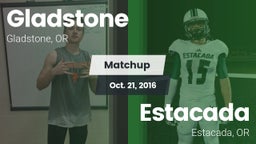 Matchup: Gladstone High vs. Estacada  2016