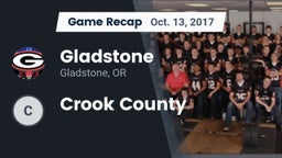 Recap: Gladstone  vs. Crook County 2017