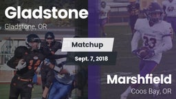 Matchup: Gladstone High vs. Marshfield  2018