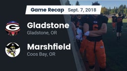 Recap: Gladstone  vs. Marshfield  2018