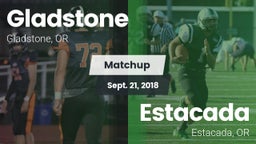 Matchup: Gladstone High vs. Estacada  2018