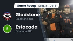 Recap: Gladstone  vs. Estacada  2018