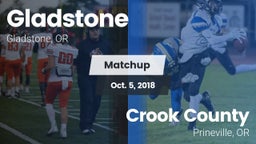 Matchup: Gladstone High vs. Crook County  2018