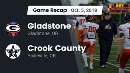 Recap: Gladstone  vs. Crook County  2018