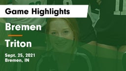 Bremen  vs Triton Game Highlights - Sept. 25, 2021
