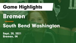 Bremen  vs South Bend Washington Game Highlights - Sept. 28, 2021