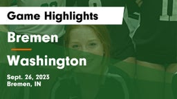 Bremen  vs Washington  Game Highlights - Sept. 26, 2023