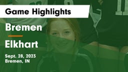 Bremen  vs Elkhart  Game Highlights - Sept. 28, 2023